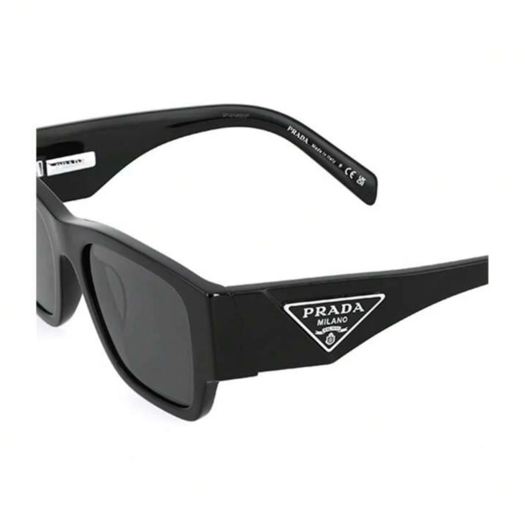 Prada Black Rectangular Sunglasses
